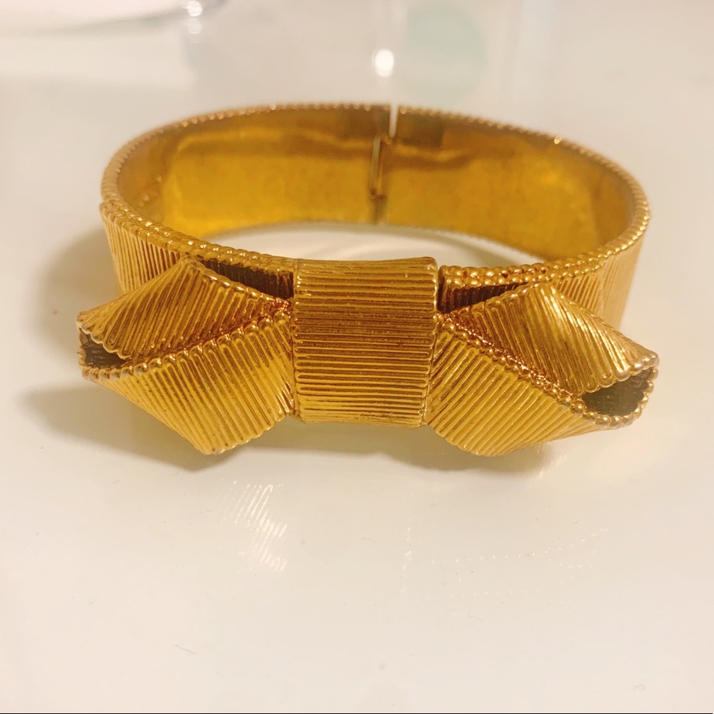 *SOLD* Kate Spade Gold Ribbon Bracelet
